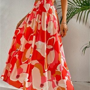 Floral print A Line Skirt